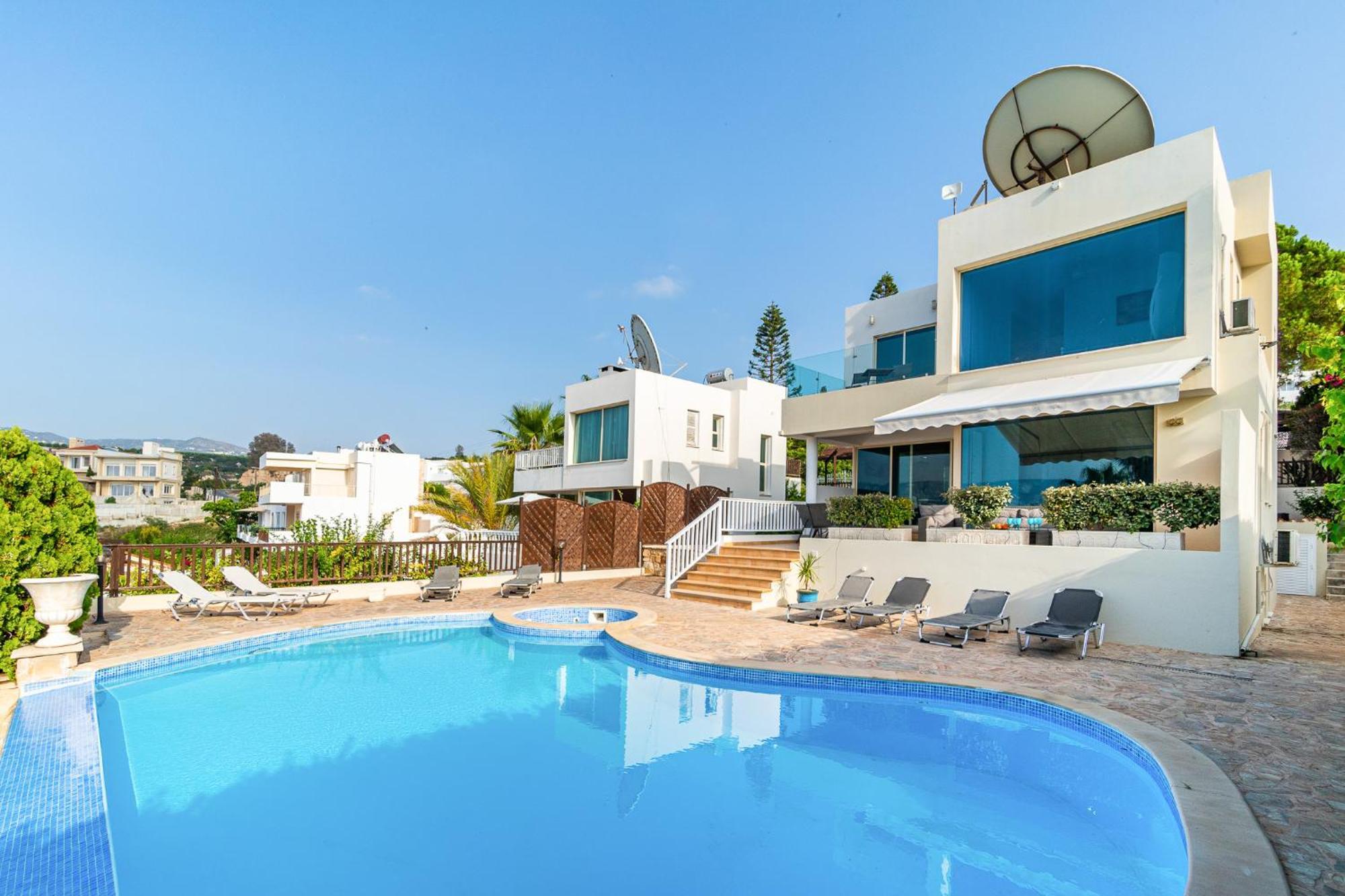 Beach Front Villa Mer Blu By Ezoria Villas Coral Bay Exterior foto